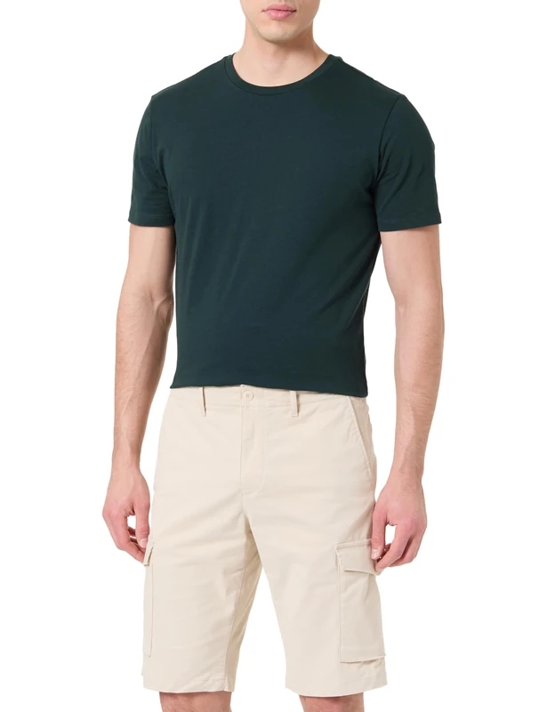 Tommy Hilfiger Men's John Cargo Short 1985 MW0MW31244 Cargo Shorts, Beige, 30W