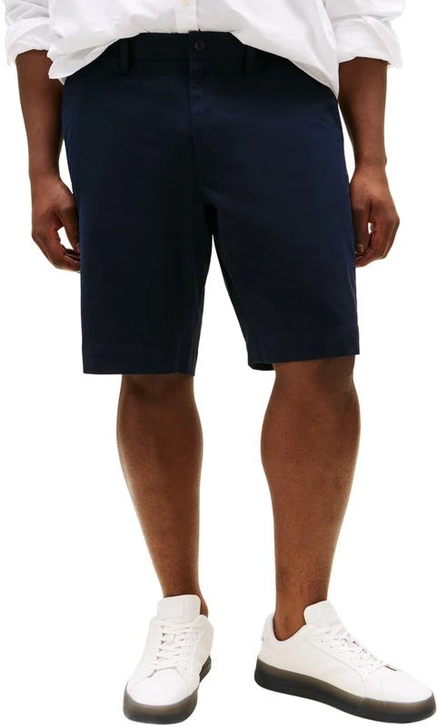 Tommy Hilfiger Men’s Brooklyn 1985 Slim Fit Chino Shorts, Blue (Desert Sky), 46W - Image 1
