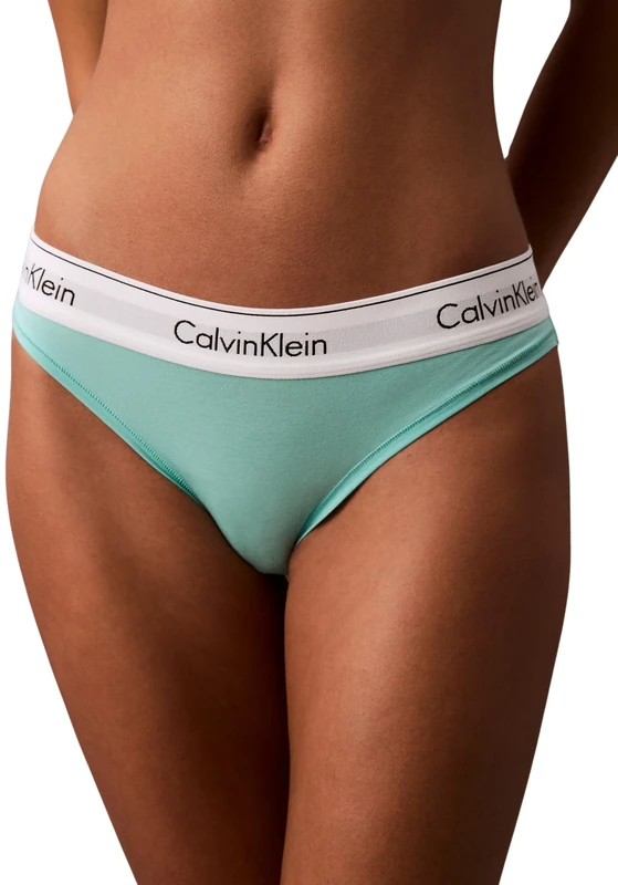 Calvin Klein Women's Bikini Briefs Underwear, Blue (Beau Blue), M