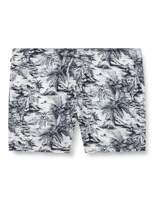 Tommy Hilfiger Men's BT-Brooklyn 7 INCH PRT Short-B MW0MW39881 Chino Shorts, Blue, 44W