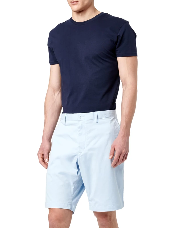 Tommy Hilfiger Men's BT-Brooklyn Short 1985-B MW0MW39068 Chino Shorts, Blue, 44W - Image 1