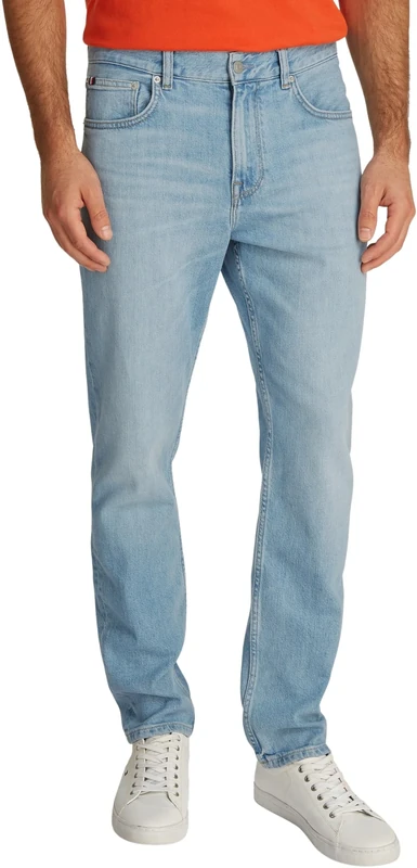 Tommy Hilfiger Men's Denton Heron Blue Straight Leg Jeans, Blue (Heron Blue), 29W/32L
