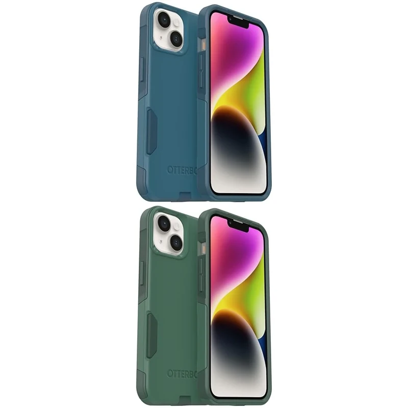 OtterBox iPhone 14 & 13 Commuter & Trees Company Cases - Blue & Green