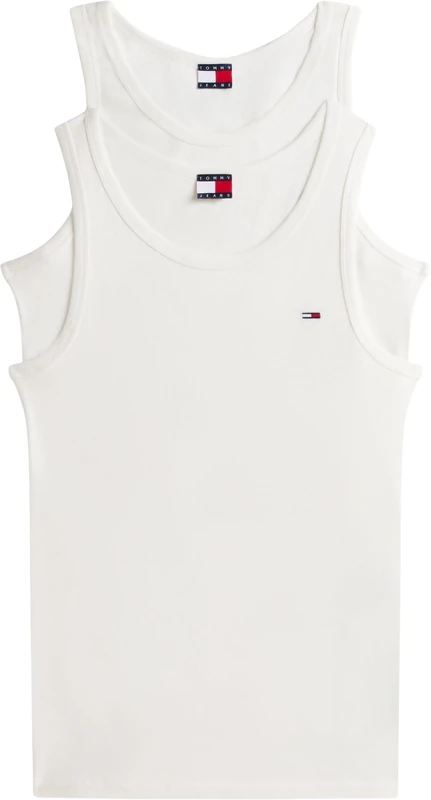 Tommy Jeans Men TJM XSLIM 2PCK Rib Tank EXT Other T-Shirts, Multi, M