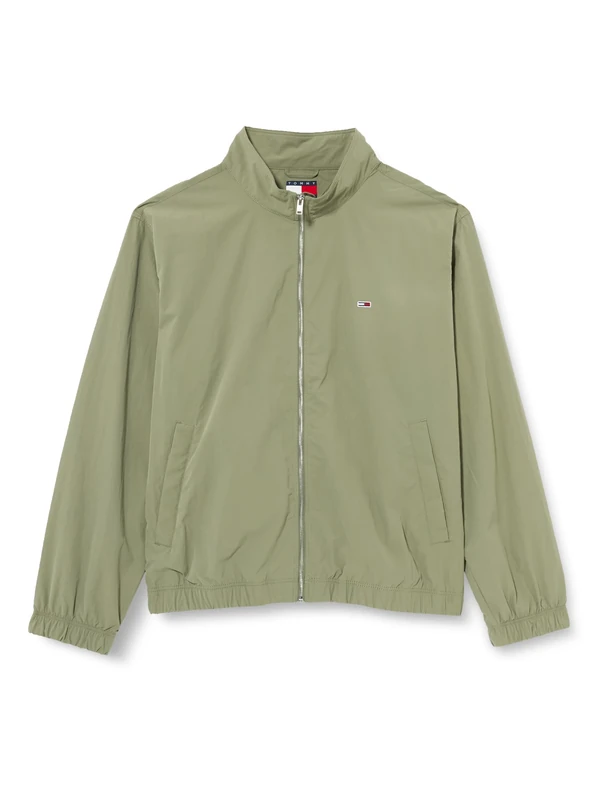 Tommy Jeans Men TJM ESSENTIAL JACKET EXT Windbreaker Jacket, Green, 3XL