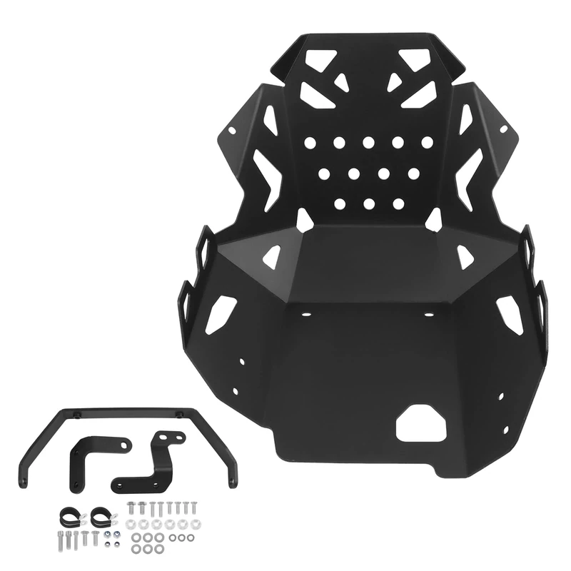 CHIFUN Motorcycle Engine Skid Plate Accessories Replacement for Honda Transalp XL 750 XL750 2022 2023 2024 Motorcycle Lower Engine Guard Chassis Belly Pan - Image 1