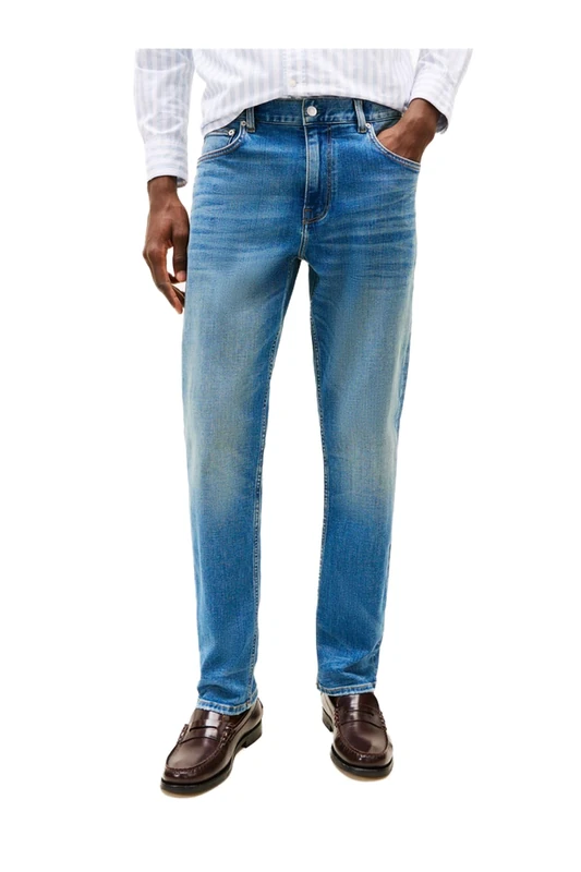 Tommy Hilfiger Men's Straight Denton STR ISLE Blue MW0MW38814 Straight, Denim, 29W / 30L - Image 1