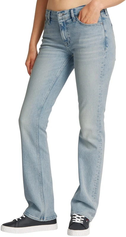 Tommy Jeans Women Maddie MR Boot BI5115 Bootcut, Denim, 28W / 28L