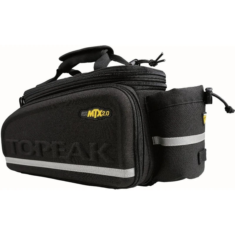 Topeak MTX 2.0 TrunkBag DX Water Resistant Cycle Trunk Bag, Compatible with all MTX QuickTrack 2.0 racks, Black