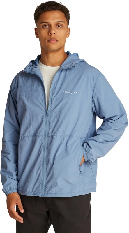 Tommy Jeans Mens Tjm Ext Dm0dm21393 Windbreaker Jacket, Blue (Colorado Blue), XXL UK