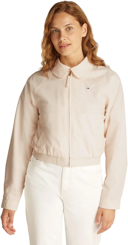 Tommy Jeans TJW COTTON JACKET EXT Other Jackets Women's, White (Ancient White), L