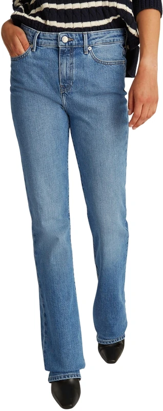 Tommy Hilfiger Women's Bootcut Uma Mid Rise Jeans, Blue (Uma), 30W/28L