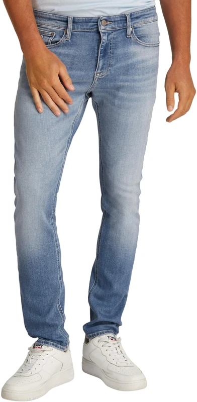 Tommy Jeans Men's Scanton Slim Fit Jeans, Blue (Denim Medium), 30W/28L