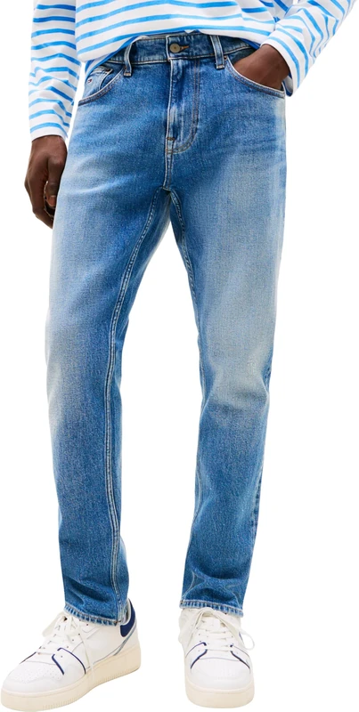 Tommy Jeans Mens Austin Slim Tprd Bi0134 Dm0dm20987 Tapered, Denim (Denim Medium), 36W / 32L UK