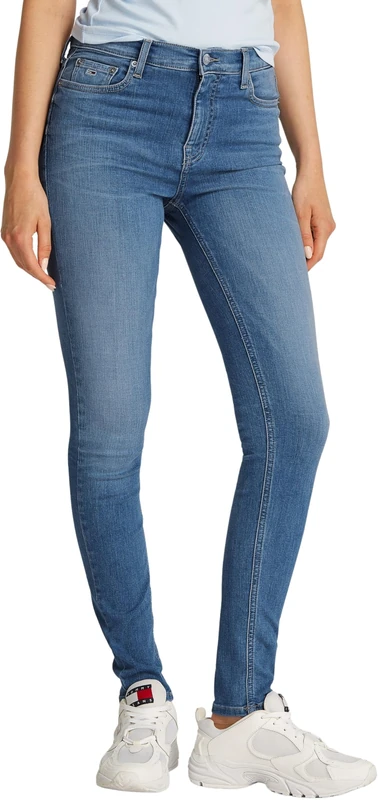 Tommy Jeans Womens Nora Md Skn Bi1239 Dw0dw20585 Skinny, Denim (Denim Medium), 26W / 32L UK