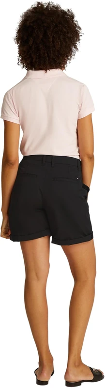 Tommy Hilfiger Women’s Chino Shorts, Black (Black), 12