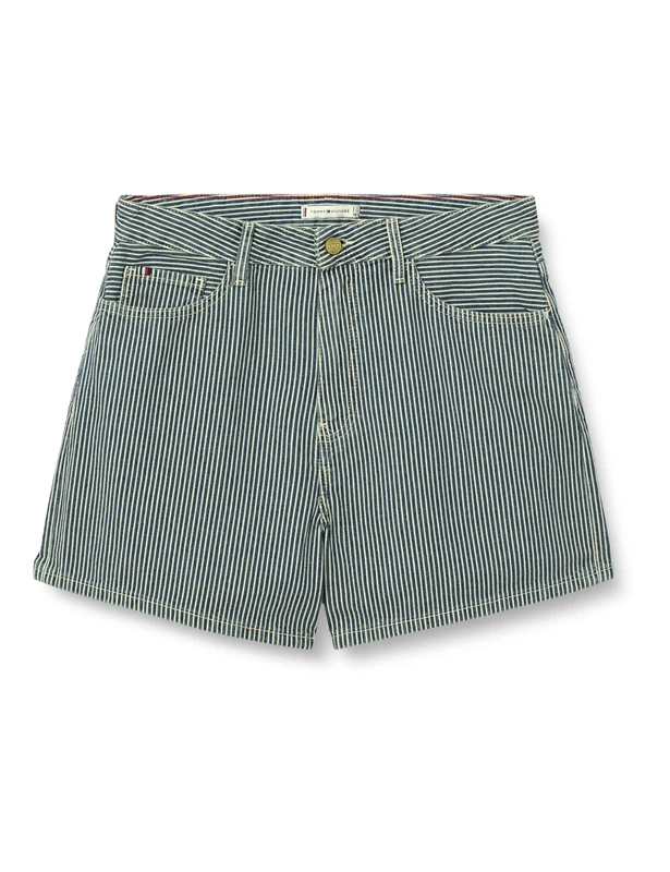 Tommy Hilfiger Women's High Waist Mini Jaz Denim Shorts, Multicolor (Jaz), 32W