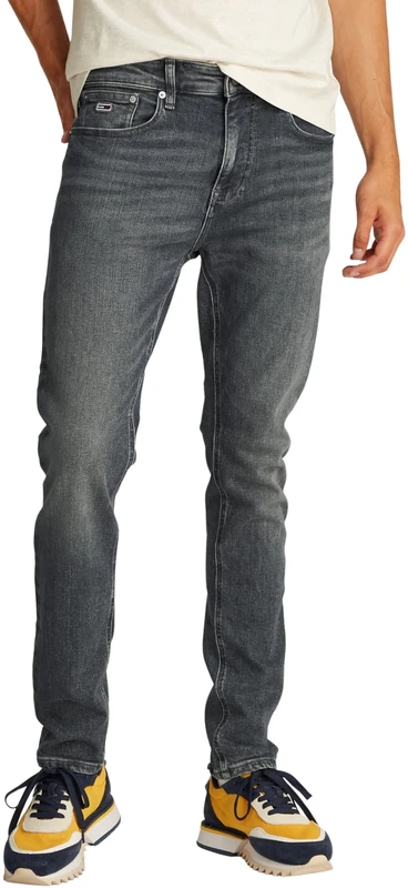 Tommy Jeans Mens Austin Slim Tprd Bi1278 Dm0dm21853 Tapered, Denim (Denim Black), 28W / 30L UK