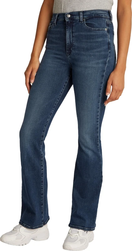 Tommy Jeans Women Sylvia HGH FLR BI1267 Bootcut, Denim, 25W / 28L