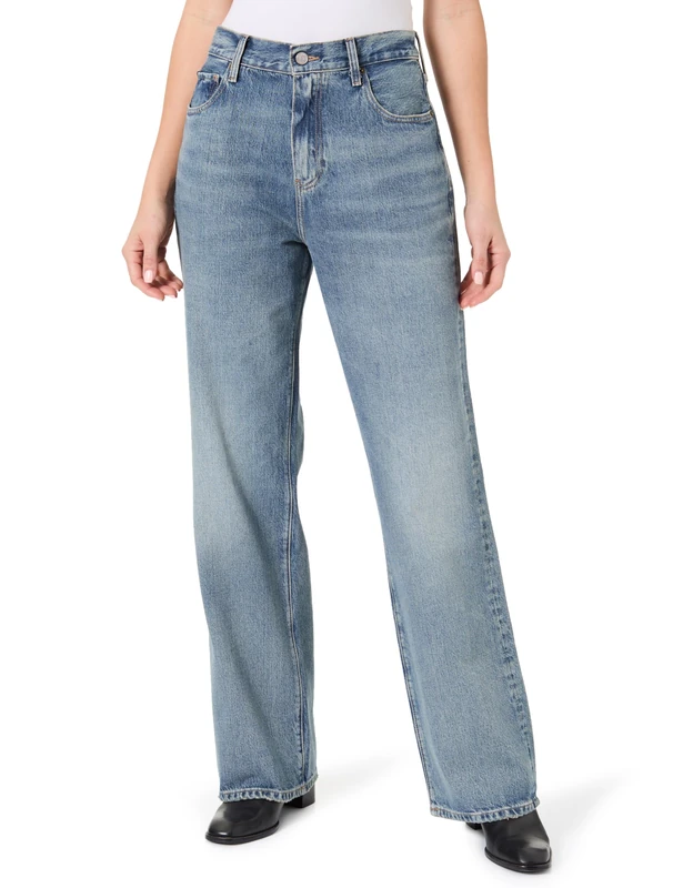 Tommy Hilfiger Women's Relaxed Bootcut HW SELI WW0WW44352, Denim, 2831