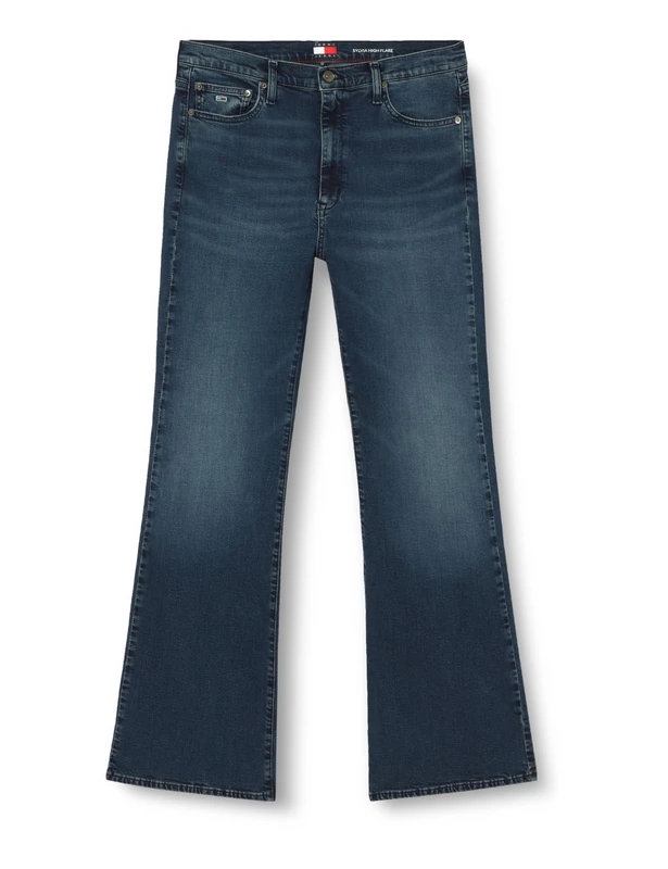 Tommy Jeans Women Sylvia HGH FLR BI1267 Bootcut, Denim, 25W / 30L