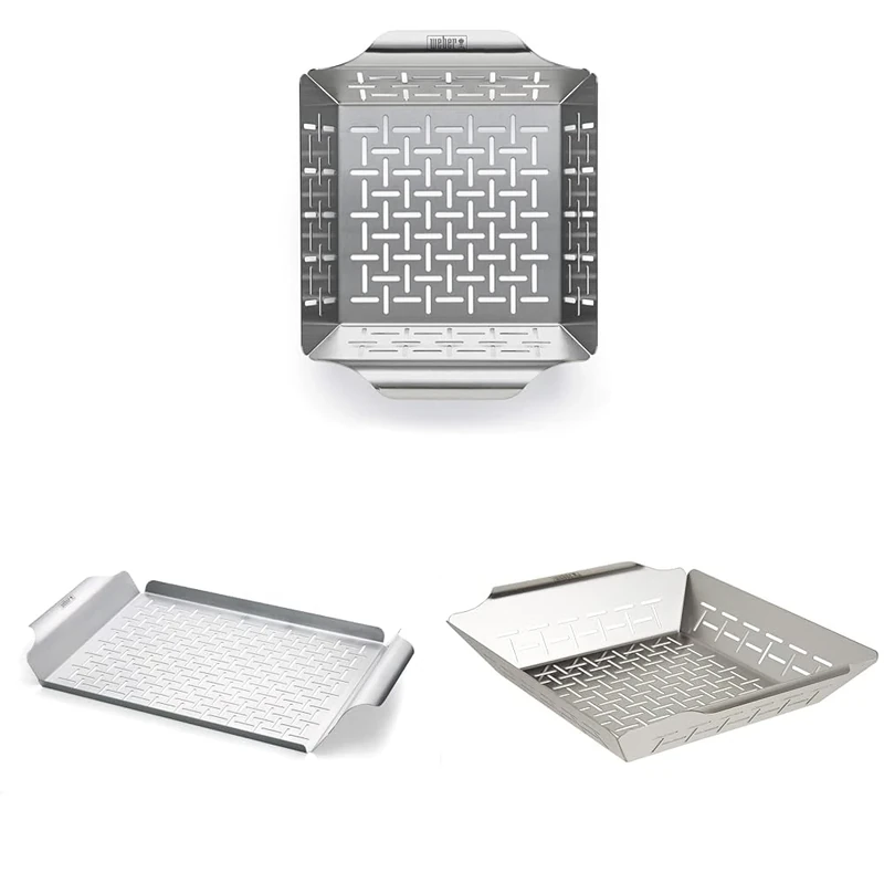 Weber Bundle 6435 Stainless Steel Pan, Silver