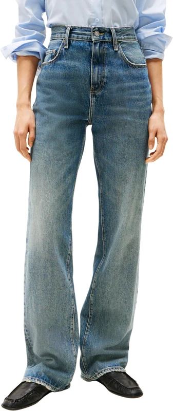 Tommy Hilfiger Women's Relaxed Bootcut HW SELI WW0WW44352, Denim, 3225