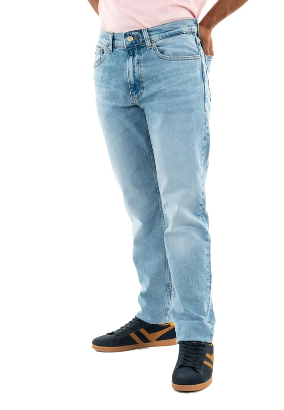 Tommy Jeans Mens Ryan Slim Bi0112 Dm0dm21024 Straight, Denim (Denim Light), 38W / 34L UK