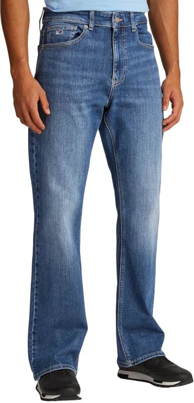 Tommy Jeans Men’s Ryan Bootcut Leg Jeans, Blue (Denim Medium), 30W/29L