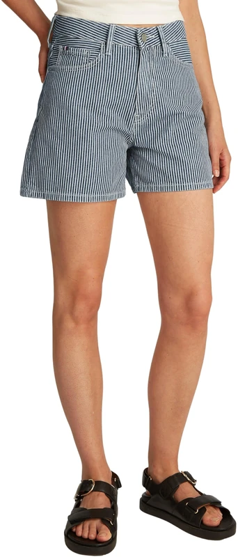 Tommy Hilfiger Women's High Waist Mini Jaz Denim Shorts, Multicolor (Jaz), 28W
