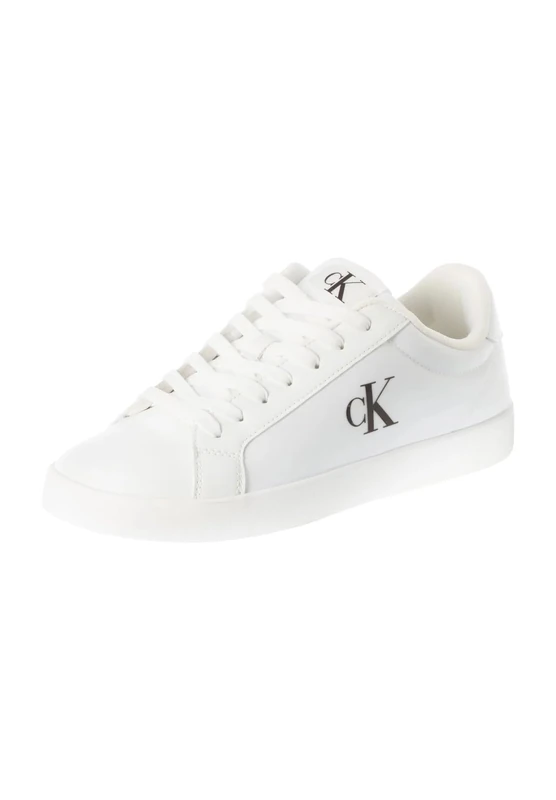 Calvin Klein Women’s Low Top Cupsole Trainers, White (Triple Bright White), 6