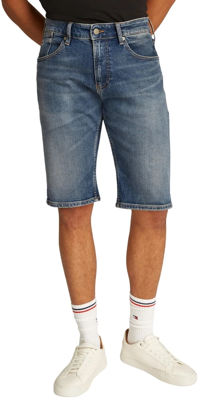 Tommy Jeans Mens Ronnie Bi5154 Dm0dm20948 5 Pocket Shorts, Denim (Denim Dark), 29W UK