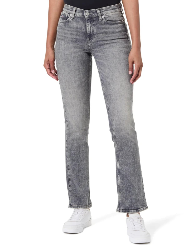 Tommy Jeans Women's Maddie Mr Boot Bi1278 Dw0Dw20052 Bootcut, Denim (Denim Black), 33W / 30L