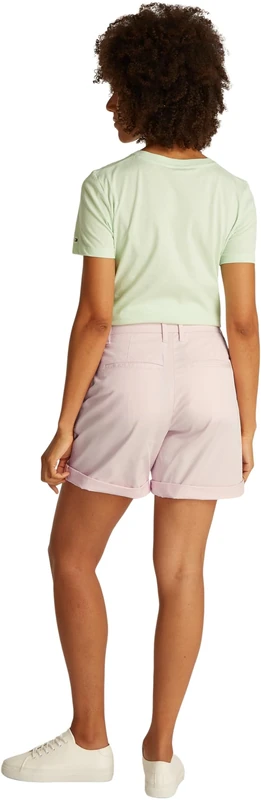 Tommy Hilfiger Women’s Chino Shorts, Pink (Light Pink), 16