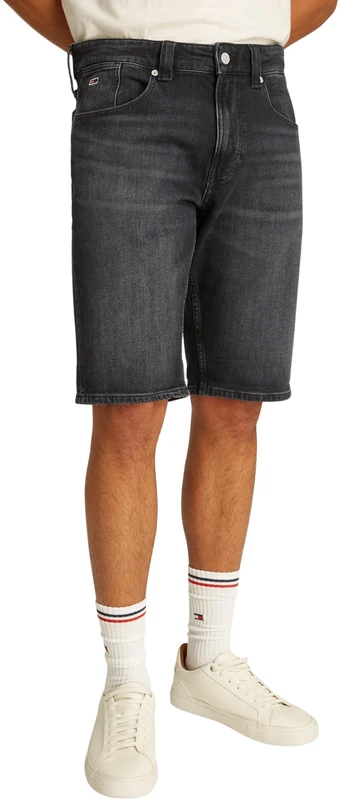 Tommy Jeans Mens Ronnie Bi5181 Dm0dm20945 5 Pocket Shorts, Denim (Denim Black), 28W UK