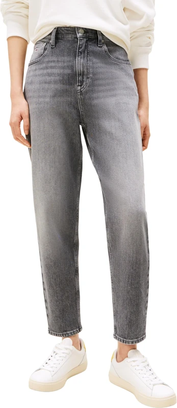 Tommy Jeans Women MOM Jean UH TPR BI0177 Tapered, Denim, 24W / 34L