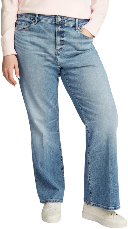 Tommy Hilfiger Women's Bootcut Toby Mid Rise Jeans, Blue (Toby), 22