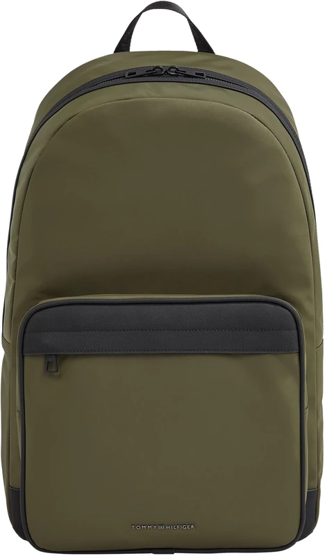 Tommy Hilfiger Men’s Elegant Repreve Backpack, Green (Army Green), One Size
