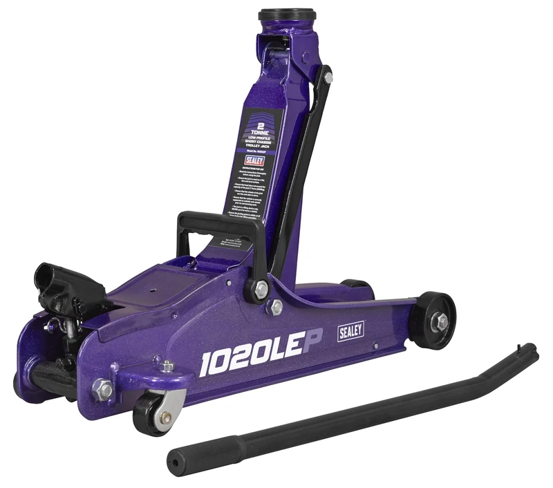 Sealey Low Profile Short Chassis Trolley Jack 2 Tonne - Purple - 1020LEP