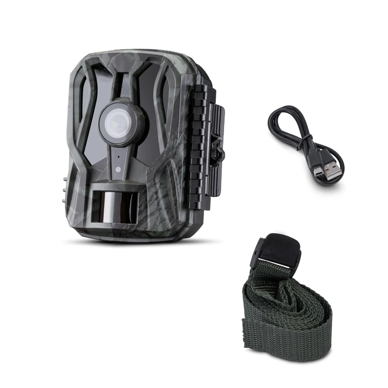 Midland - Wild Guardian Trail Camera, 1080p Wildlife Camera with Night Vision Motion Activated, 20MP, Infrared LEDs, 15m Motion Sensor, 0.4s Trigger - 2" Display for Hunting & Wildlife Monitoring