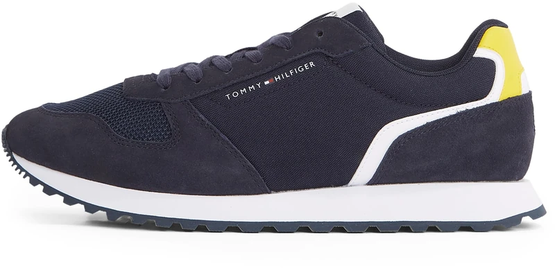 Tommy Hilfiger Men’s Sporty New EVA Mix Runner Trainers, Blue (Desert Sky), 6.5