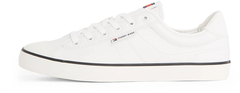 Tommy Jeans Mens TJM Vulcanized Bumper Em0em01545 Low Top, Pink Ecru, 10.5 UK