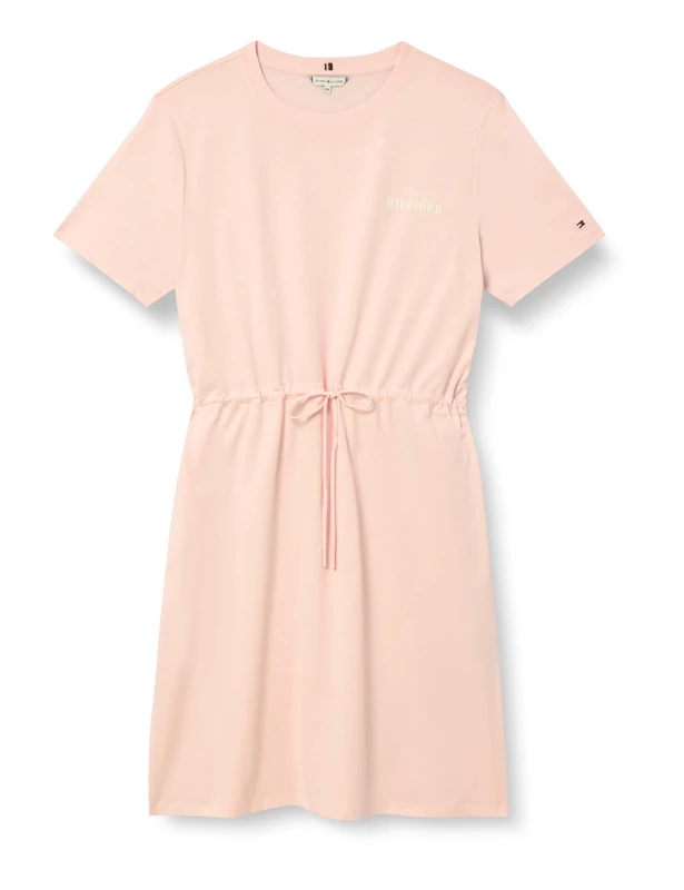 Tommy Hilfiger Women's Hilfiger TEE Dress WW0WW45529, Pink, XXXL