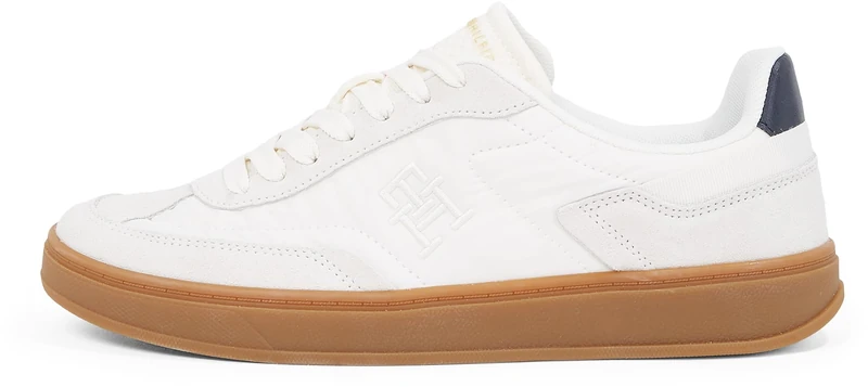 Tommy Hilfiger Women’s Heritage Low Top Court Trainers, Off-White (Ancient White), 6.5