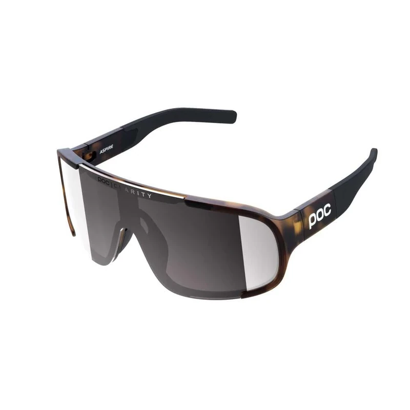 POC Aspire Sunglasses, Tortoise Brown/Clarity Road/Sunny Silver, One Size