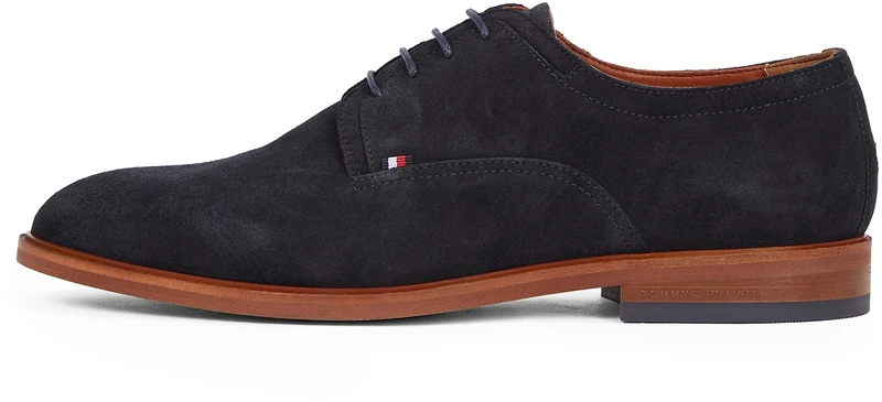 Tommy Hilfiger Men’s Tunit Suede Derby Shoes, Blue (Desert Sky), 6.5 - Image 1