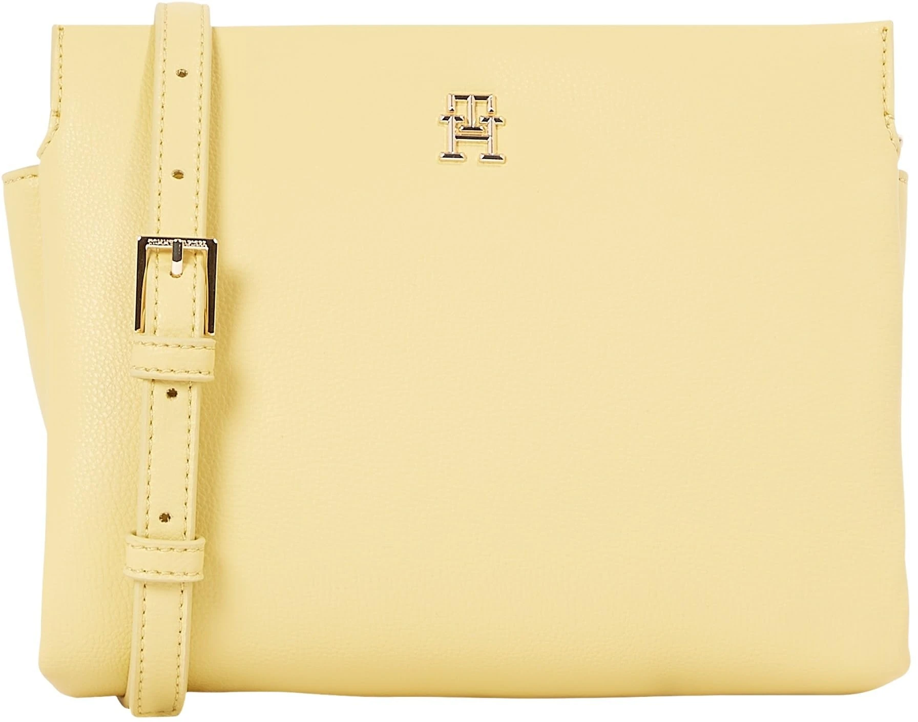 Tommy Hilfiger Women’s Mini Legacy Crossbody Bag with Handle, Yellow (Meringue), One Size