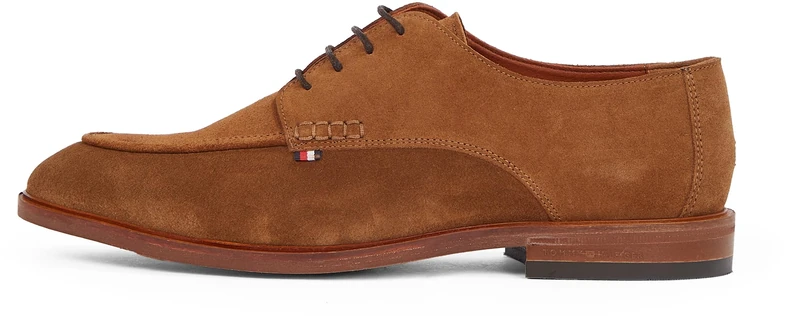 Tommy Hilfiger Men’s Tunit Suede Derby Shoes, Brown (Coconut Grove), 10.5