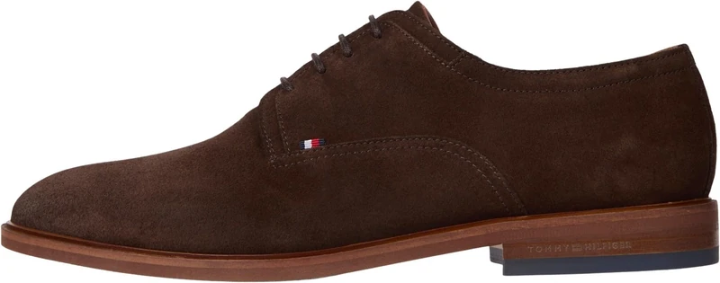 Tommy Hilfiger Men’s Tunit Suede Derby Shoes, Brown (Legacy Brown), 6.5