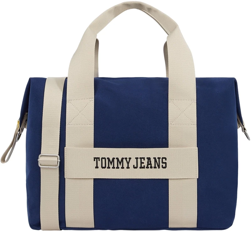 Tommy Jeans Men’s Retro Cool Weekender Duffle Bag, Blue (Velvet Blue), One Size